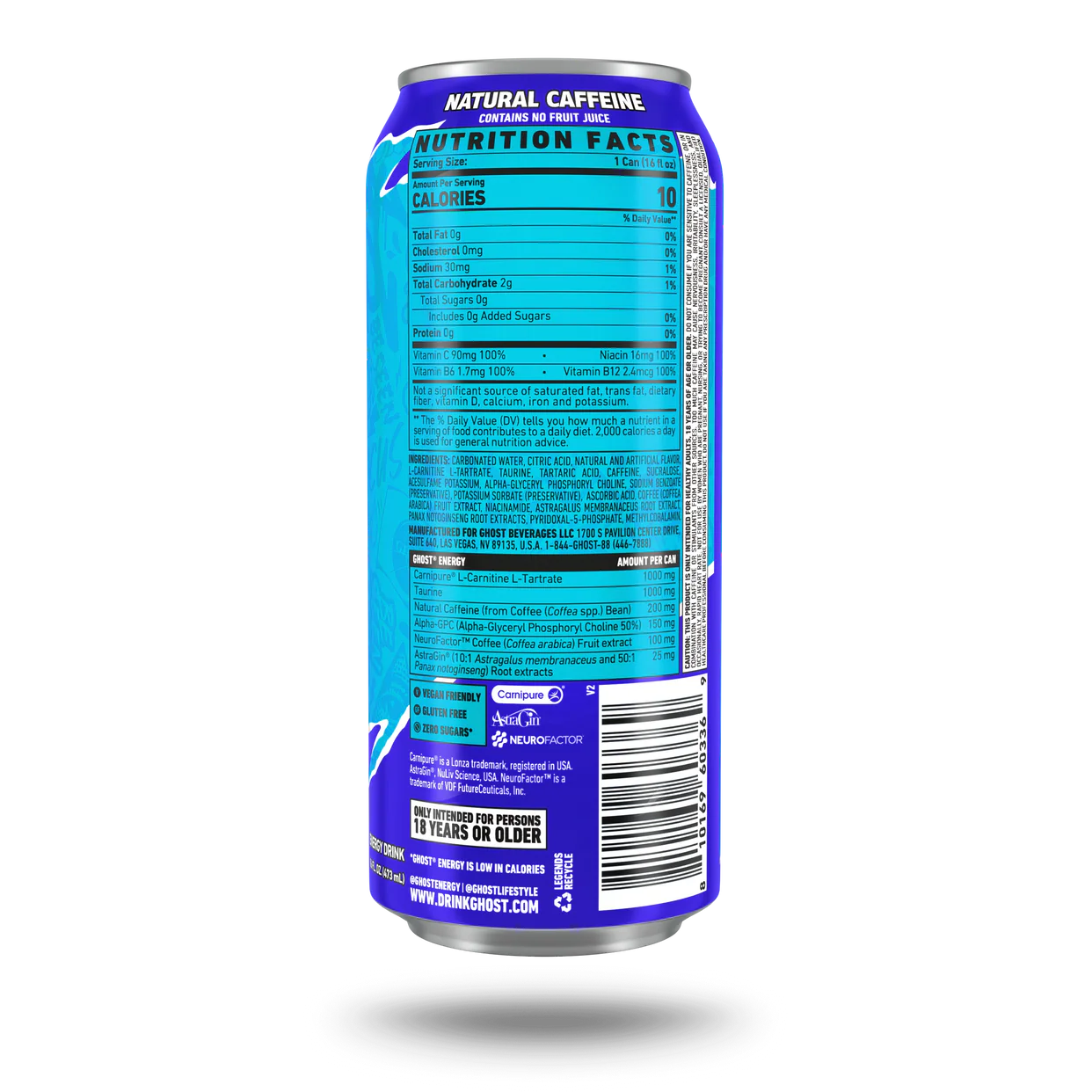 ghost energy blue raspberry 500 ml ghost energy blue raspberry 500 ml